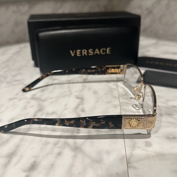 Versace Diamond Crystal Eyeglasses - Picture 3 of 4